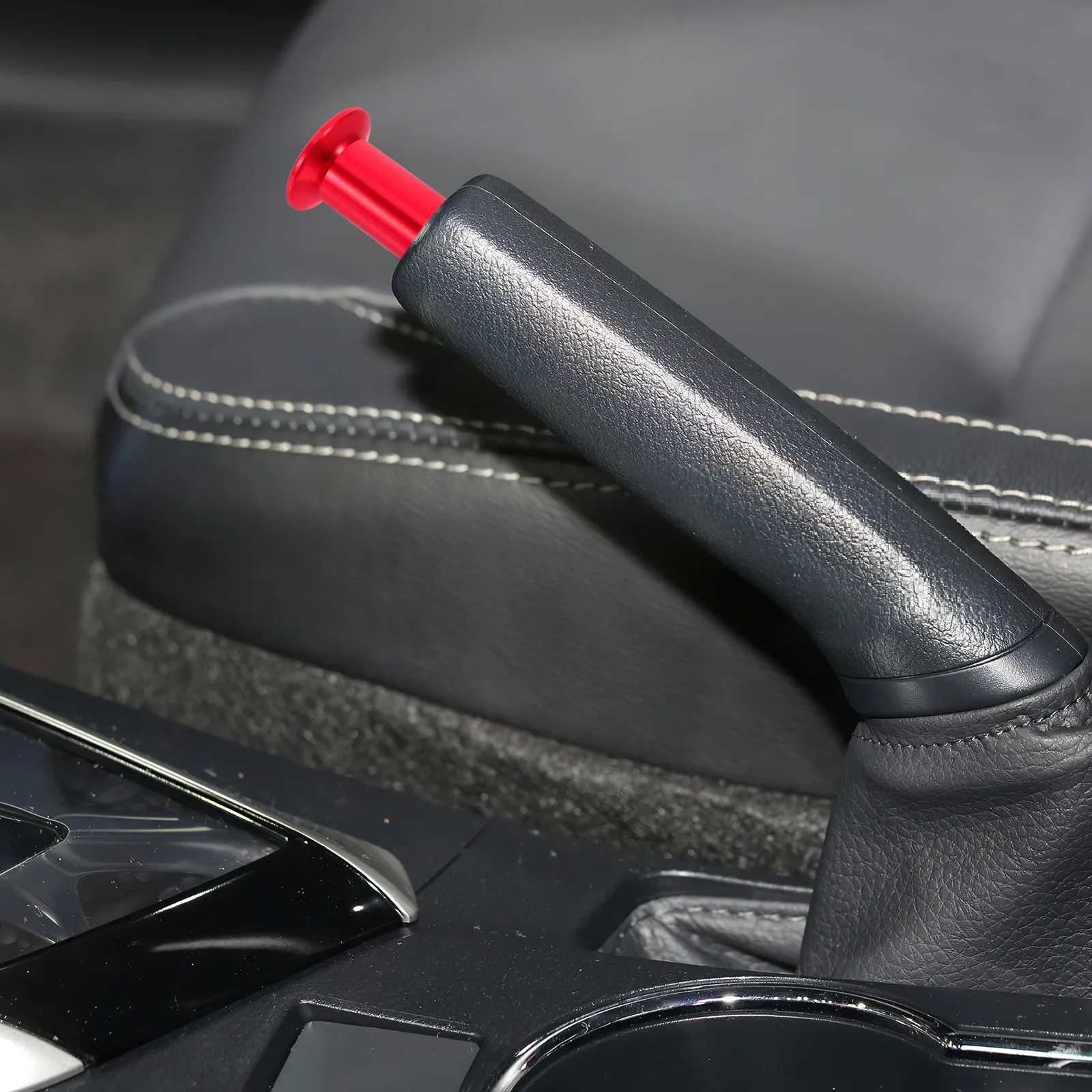 

2pcs Aluminum Alloy Car Button Cover Drift Button Tip Easy Installation Universal Fit Durable Handle Cover Emergency
