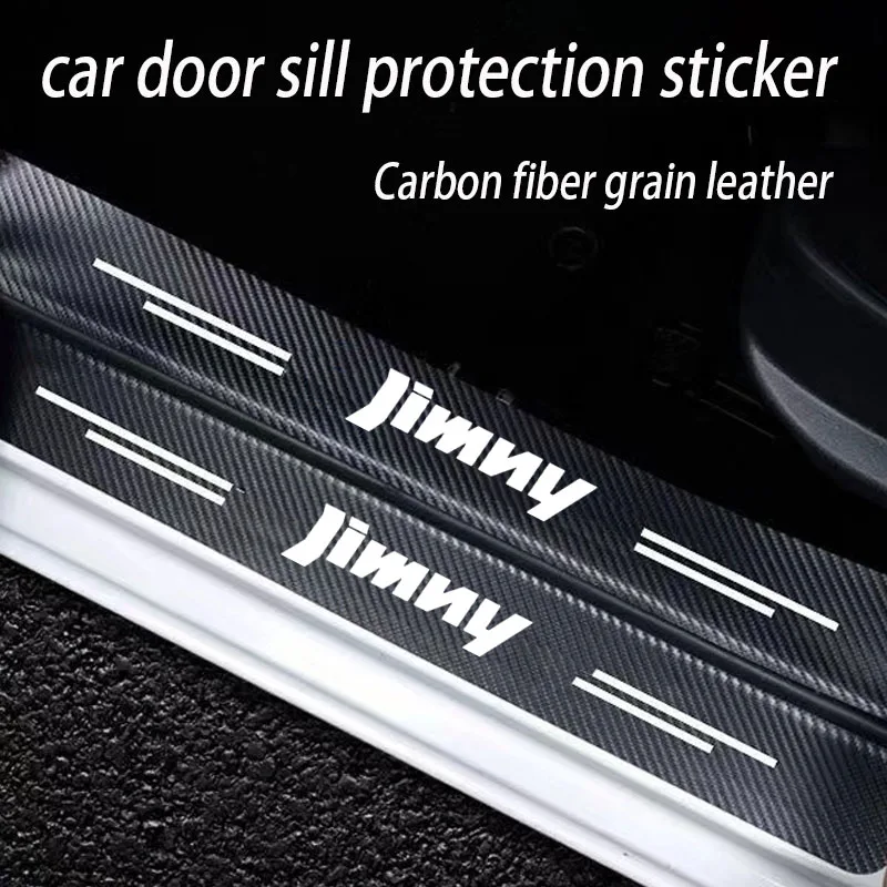 Car Door Sill Guard Plate Threshold Protector Running Entry Board Pedal Cover for Suzuki Jimny Car Accessorie Anti Scratch