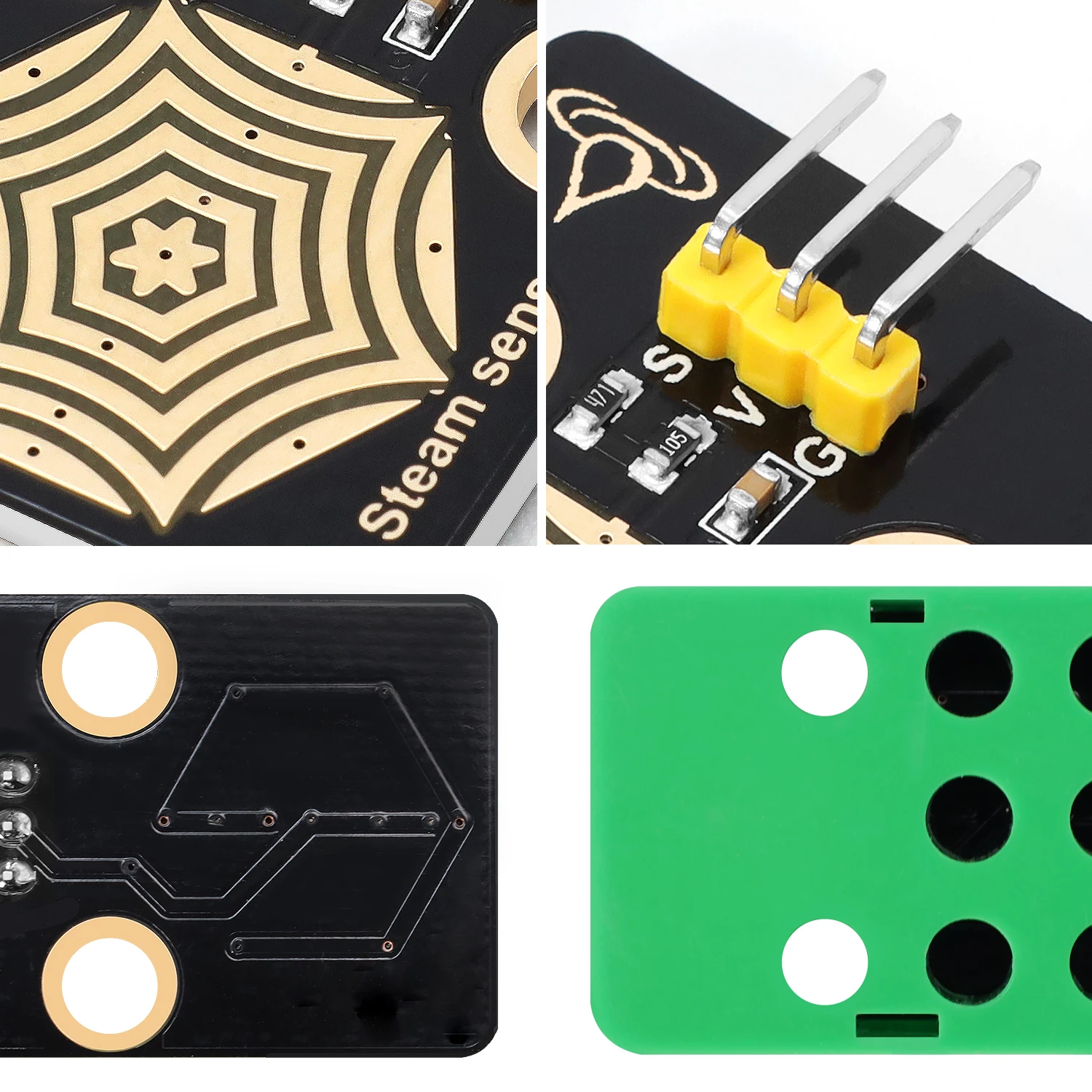 مستشعر بخار عالي الحساسية يكتشف قطرات الماء أو السوائل لمشاريع Arduino & Raspberry PI DIY