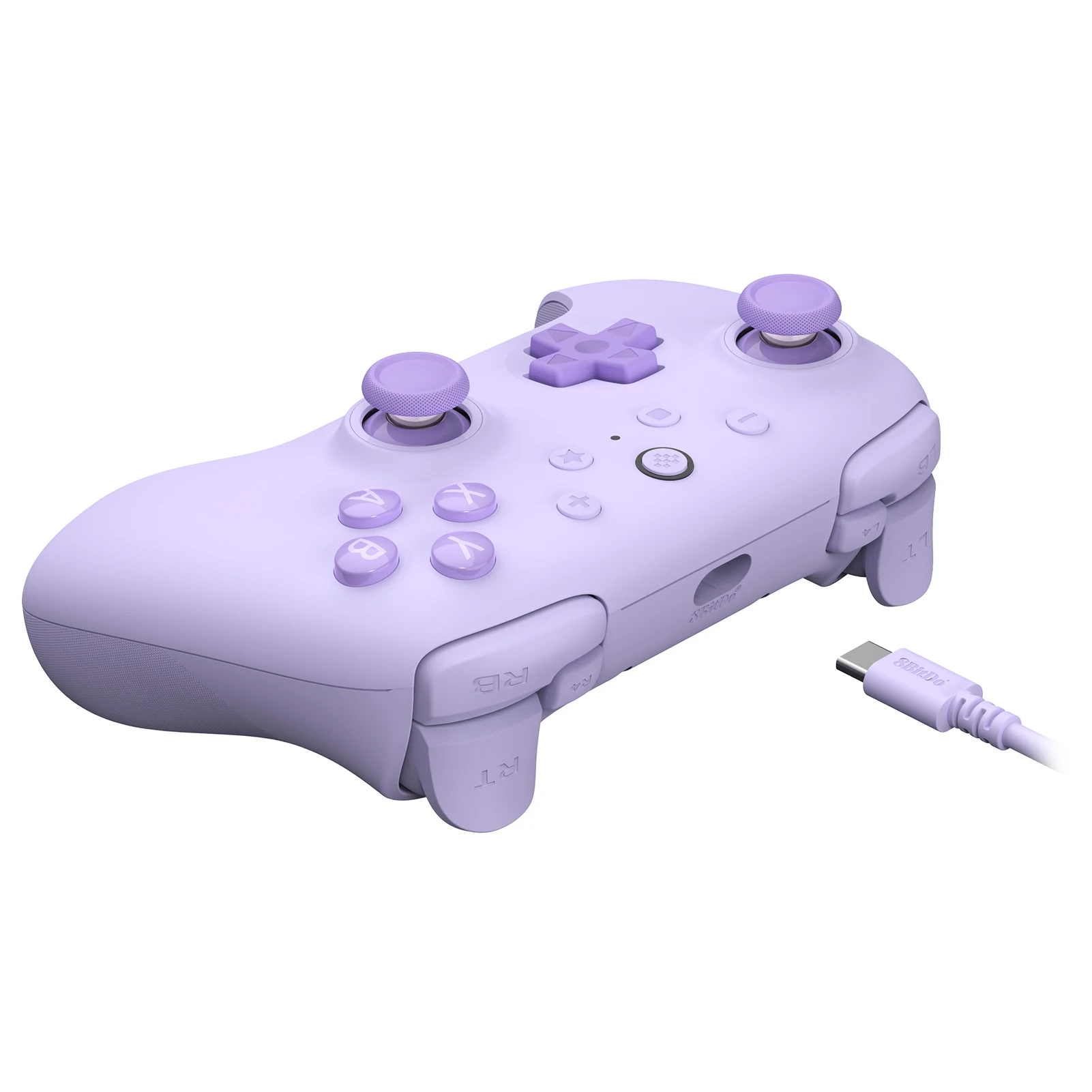 Controlador de juegos por cable 8BitDo Ultimate 2C para PC Windows 10/11 Steam Deck Raspberry Pi accesorios Android Joystic de efecto Hall