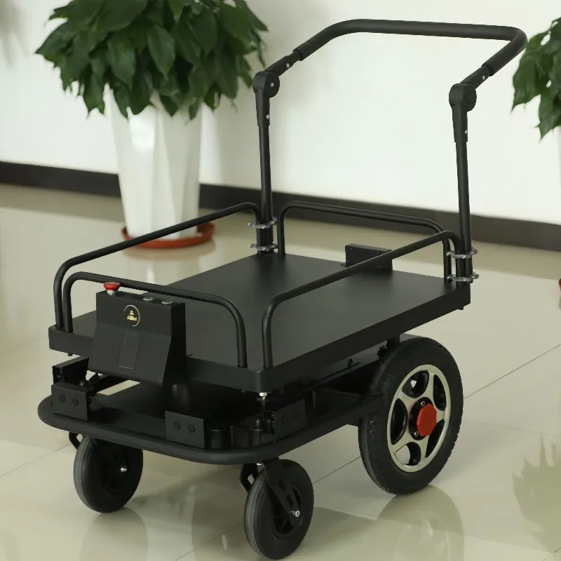 Trolley Cart Robot Following Material Transport Hand Platform Trolley Cart Robot Following Shopping Trolleys