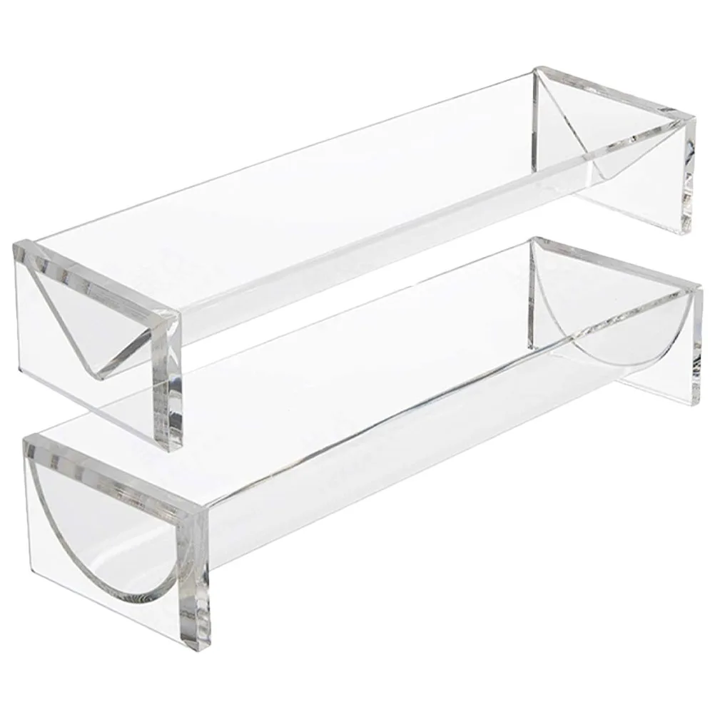 

2pcs Euro Style Rectangular Serving Tray for Dessert Snack Fruit Display Home Party Use Cake Stand Storage Platter Trays