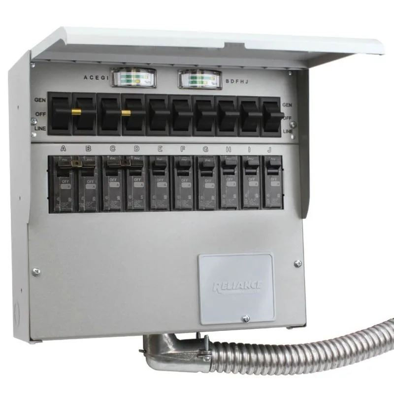 310C Pro/Tran2 30-Amp 10-Circuit 2 Manual Transfer Switch