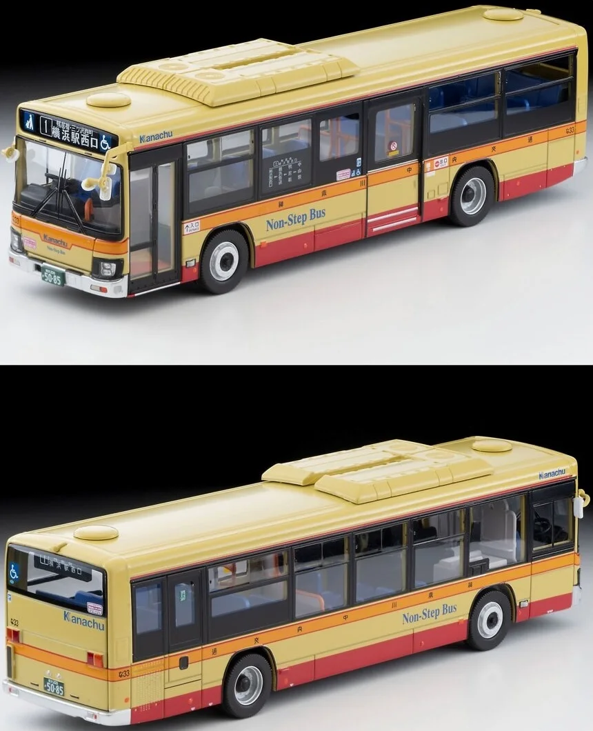 TAKARA TOMY Tomytec 합금 롤러 미니어처 모델, 성인 장식, 남아용 장난감, LV-N245h 이스즈, 가나가와, 츄오, 트랜짓 버스, 1:64 TLV