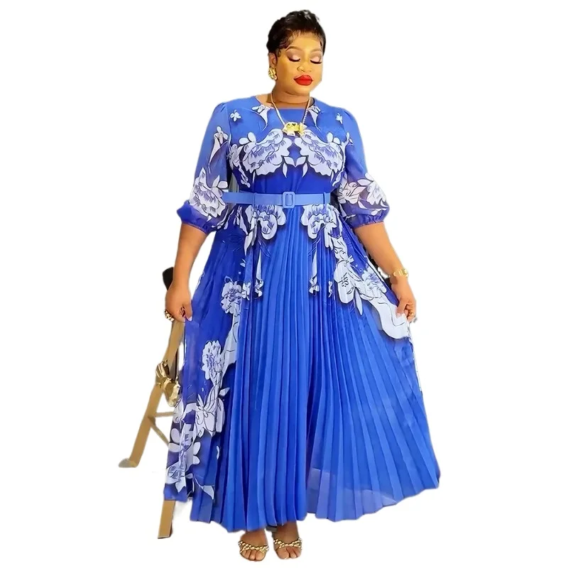 

Elegant African Wedding Dress for Women Long Maxi Kaftan Robe Muslim Fashion Abaya Dashiki Turkish Style 2026 New