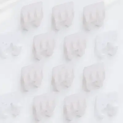 

10Pcs White Plastic Drawer Rail Guides Slides Replacement Sturdy Drawer Track Guides for Cabinets Wardrobes Furniture