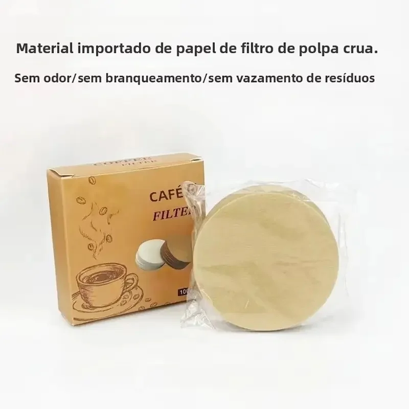 100-300Pcs 51/54/58mm Coffee Filter Paper Round Universal Water Filter Papers Disposable Espresso Portafilter Accessories