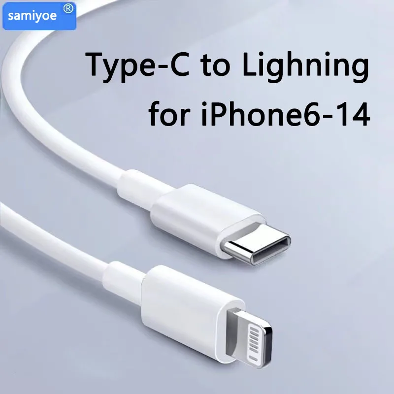 PD 20W Fast Charging USB C -Lightning Cable for iPhone 14 13 12 11 Pro Max XS XR 8 7 6 iPad Type C to Lighning Data Cable