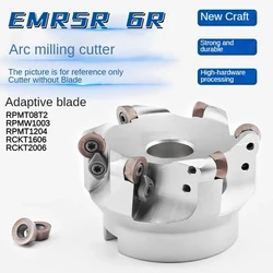 EMR arc milling cutter head CNC machining center R4R5R6R8R10 round nose milling cutter disc