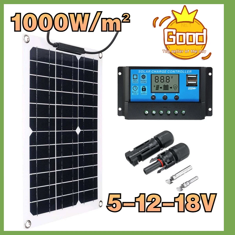 12-18V Solar Plate Charge Battery Portable  Panel 5v Camping  Batteries for Cell Phones Pv Panels Charging Charger