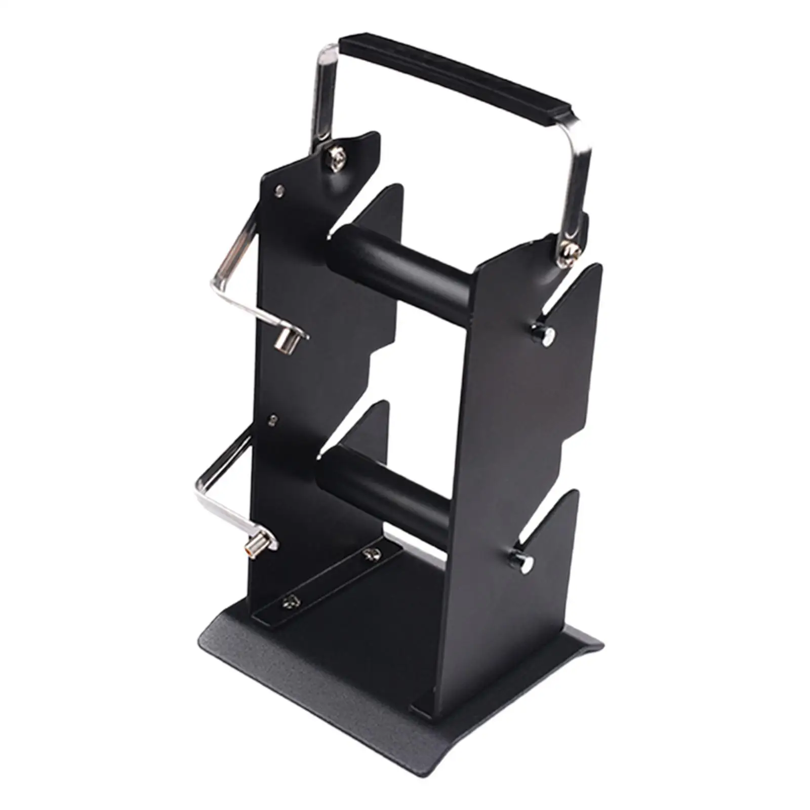 

Solder Dispenser Solder Reel Stand Mini Double Layer Soldering Iron Stand Compact Adjustable Solder Wire Stand Solder Holder