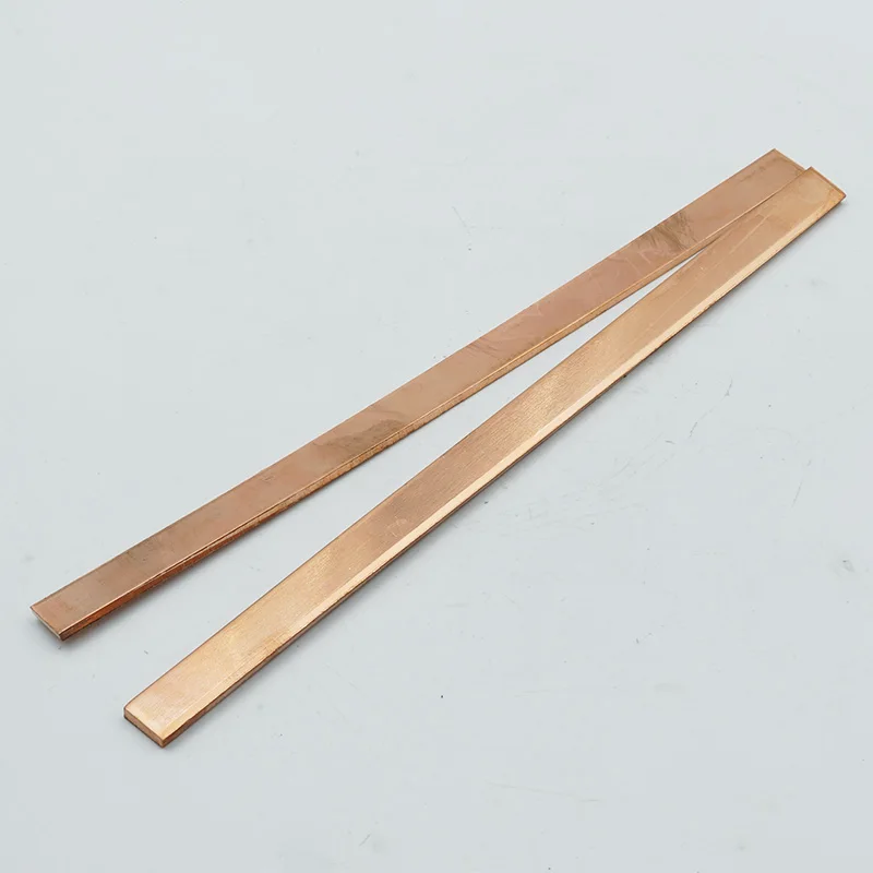 1 Stück Kupfer-Flachstangen, Kupferplatten, Blechkupferstangen, 1 mm, 1,5 mm, 2 mm, 3 mm, 4 mm, 5 mm, 6 mm, 8 mm, 10 mm – Detail 3