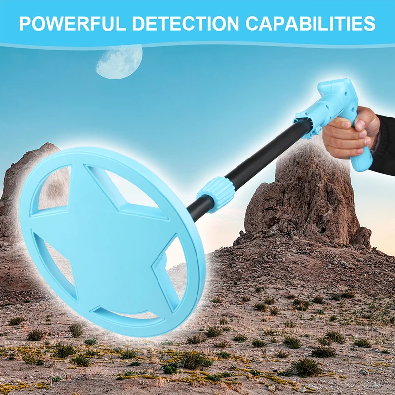 Children's Handheld Metal Detector MD1016 Gold Treasure Finder Gift for Kids under 18 Years Old No Battery Included