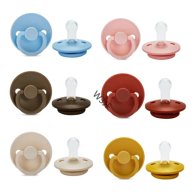 

W3JF Baby Silicone Pacifier Soother BPA 6-18 Months Old for Baby Girls Boys Sleepy Outdoor Dummy Pacifier