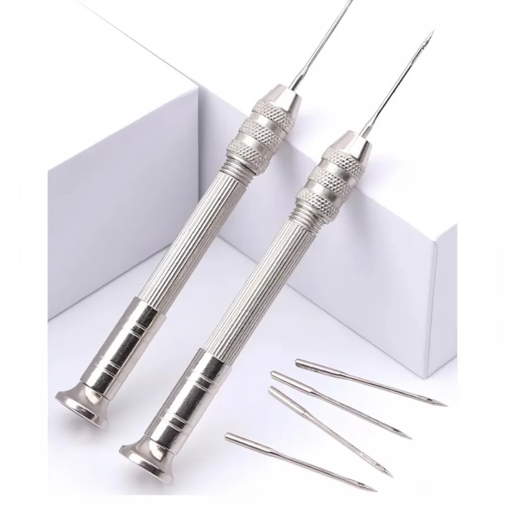 Leather Sewing Needle Set for DIY Sewing Leather Crafts Reusable Multi Functional Sewing Cone Needle Tent Staple Shoe Repair Kit