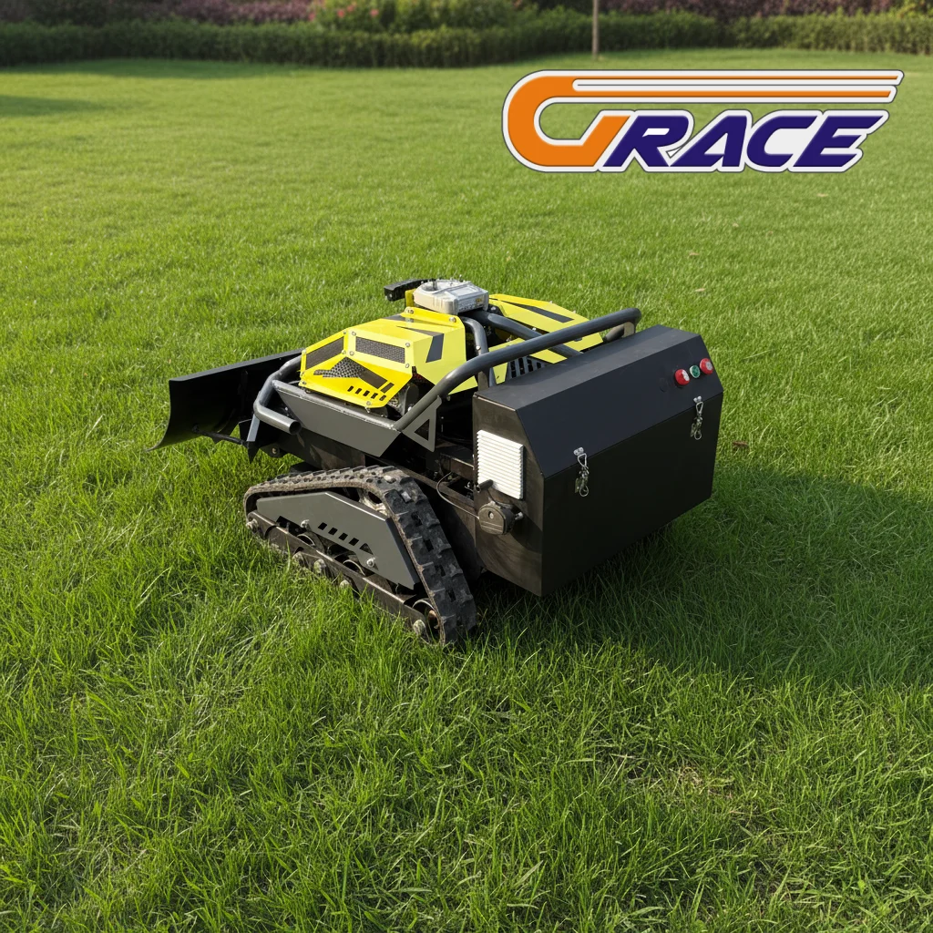 Smart Remote Control Lawn Mower Auto Path Planning Cordless Design for Residential Commercial Garden High-Efficiency Durable