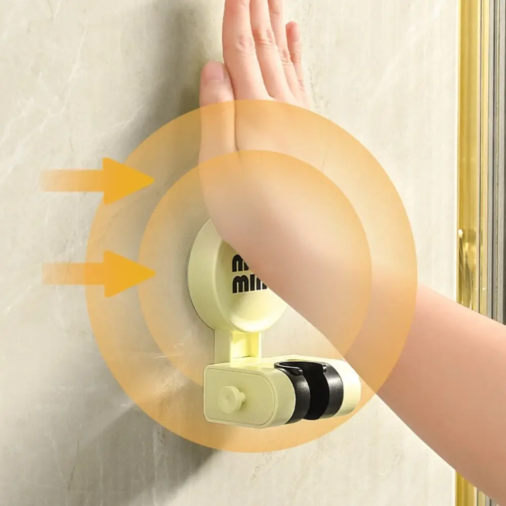 Multi-Purpose Wall Mount Shower Bracket Self-adhesive Adjustable Showerhead Stand Plastic Punch-Free Shower Head Holder Kitchen