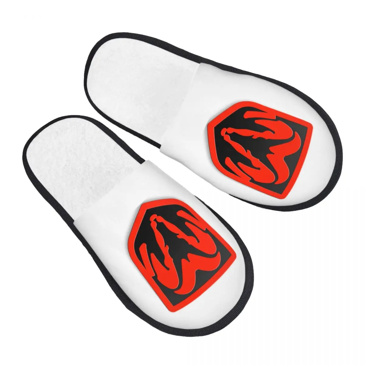 

Пользовательские автомобильные домашние тапочки с автомобилем D-Dodges, женские удобные тапочки без шнуровки из пены с эффектом памяти, спа-тапочки