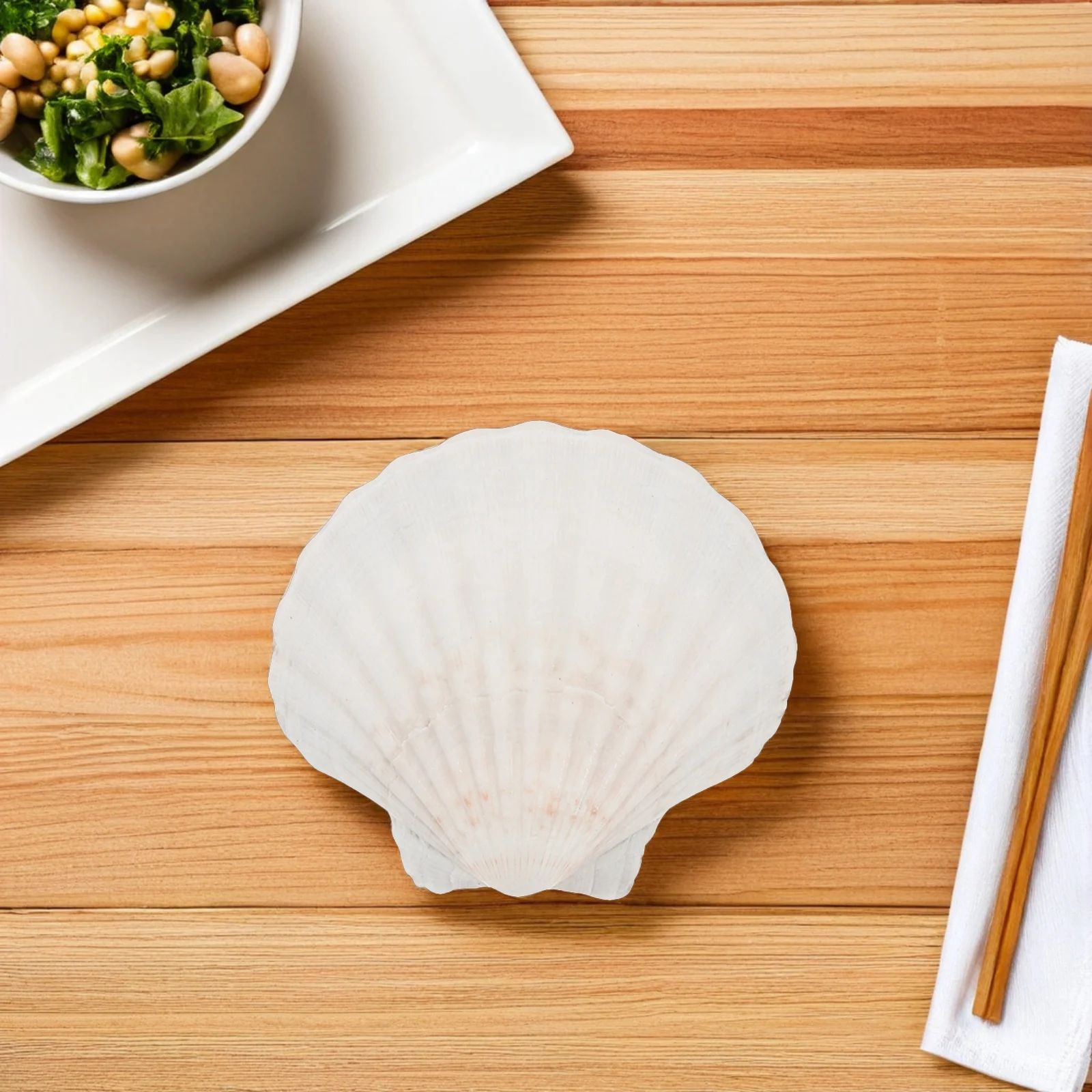 

20Pcs Natural Scallop Shells Seashells for Baking Grilling Serving Seafood Bbq Reusable Portable Ocean Tableware Beach Party DIY