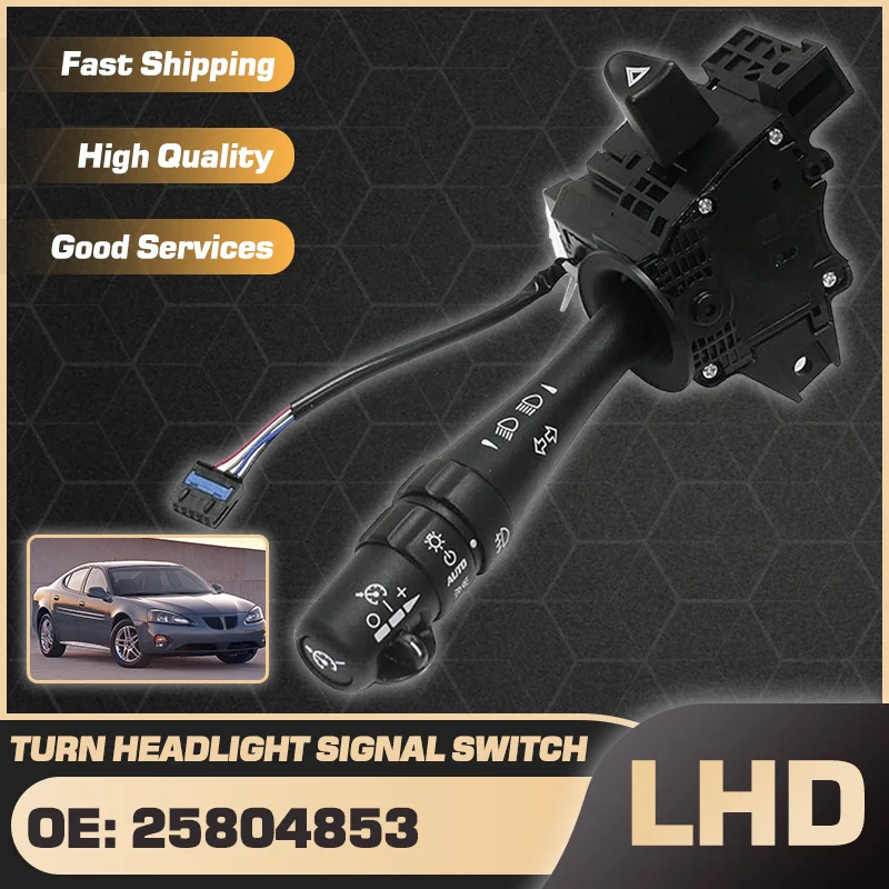 For Pontiac Grand Prix MK8 GT 2006-2008 Car Turn Signal Steering Column Stalk Indicator Light Switch Without Fog Lights 25804853