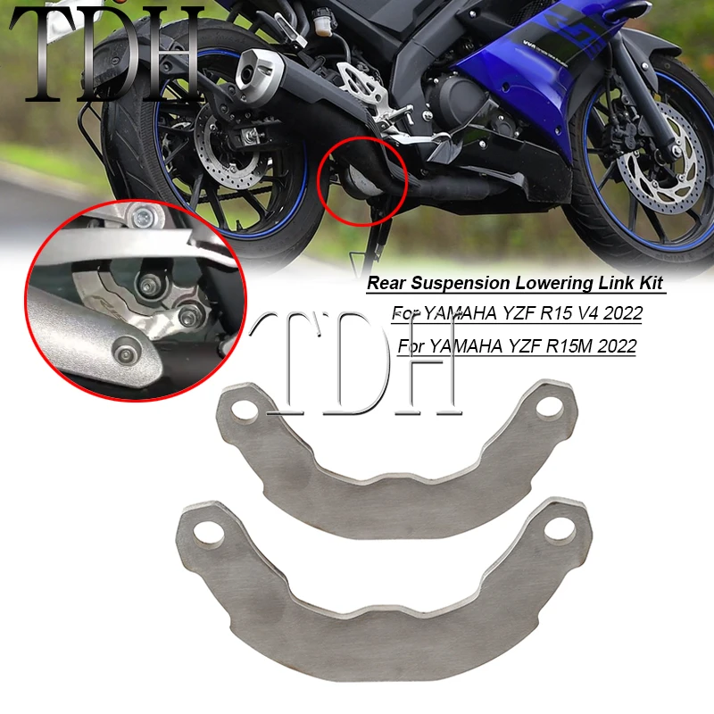 

Link Lowering Kit For Yamaha YZF R15 V4 R15M 2022 YZFR15 YZFR15M Motorcycle Rear Suspension Linkage Cushion Lever Links Parts