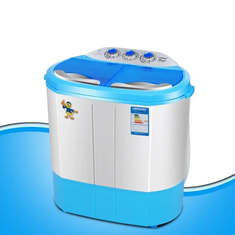 

New two tub 4.4kgs portable washer machine washer and dryer machine mini laundry machine clothes compact