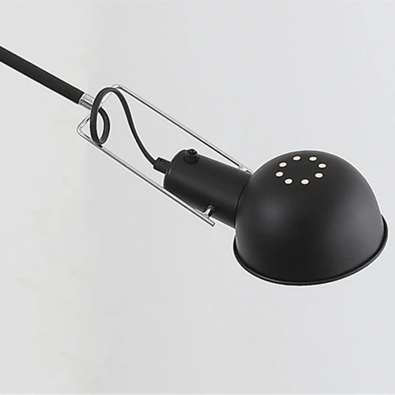 Imagem -05 - Plug-in Longo Ajustável Swing Braço Luz de Parede Lâmpada de Parede Industrial Retro Art Decor Arandelas Branco e Preto Cor