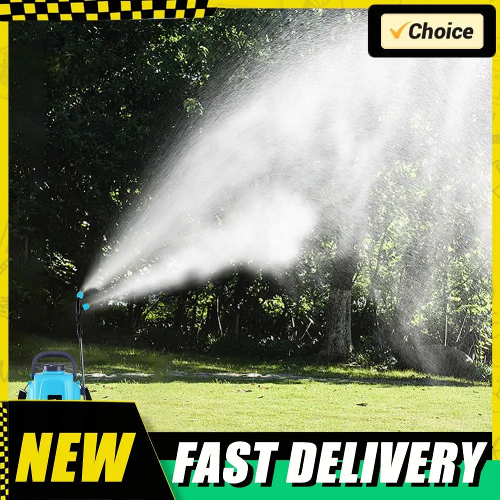 

5л распылитель с батарейным питанием, перезаряжаемый садовый опрыскиватель с регулируемым плечевым ремнем, распылитель воды для двора, газона и сада