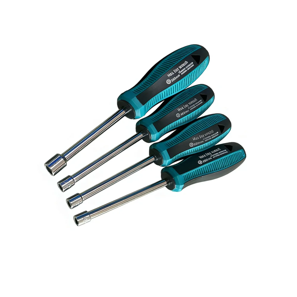 1 pcs Professional Manual Socket Wrench, 6mm/7mm/8mm/10mm, for Standard Screws of Chassis and Vehicles