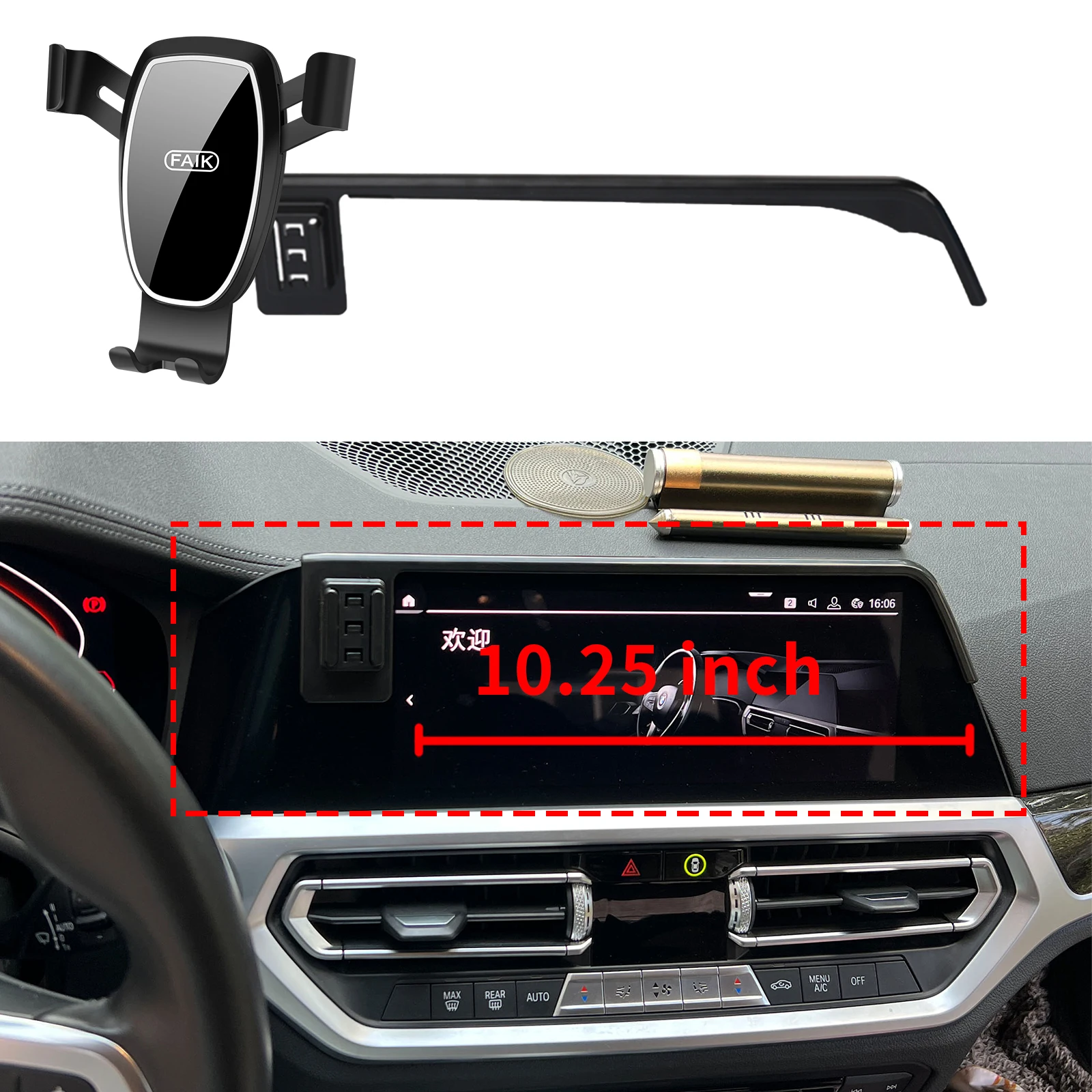 

fit for BMW 3 Series 2020 2021 2022 G20 (10.25in) Navigation Bracke Screen Base Phone Holder Mount Car ​​accessoires