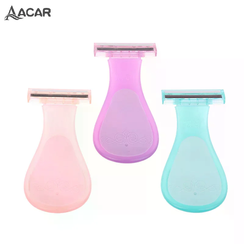 

2 шт. нож для бритья женский артефакт для бритья безопасный портативный триммер для волос подмышками станок для бритья нож для удаления волос универсальный