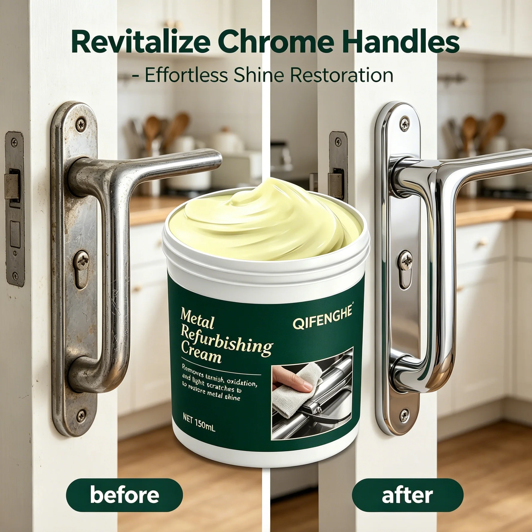 Metal Refurbishing Paste, Suitable for Repairing Metal Surfaces in Various Scenarios Such as Vehicles, Kitchens, and Bathrooms