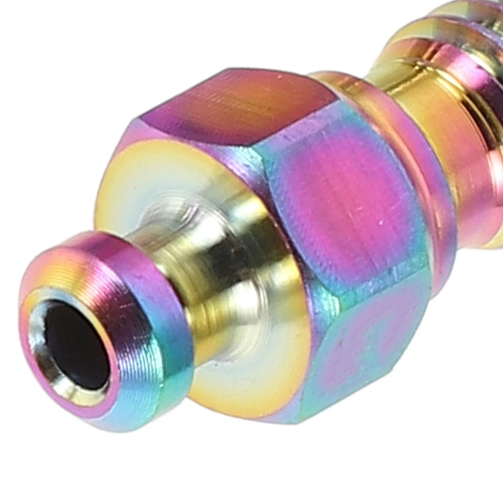 1 مجموعة دراجة مكبح قرصي النازف المسمار مواد عالية القوة موثوقة على المدى الطويل استخدام غطاء يحمي نظام دراجة نارية