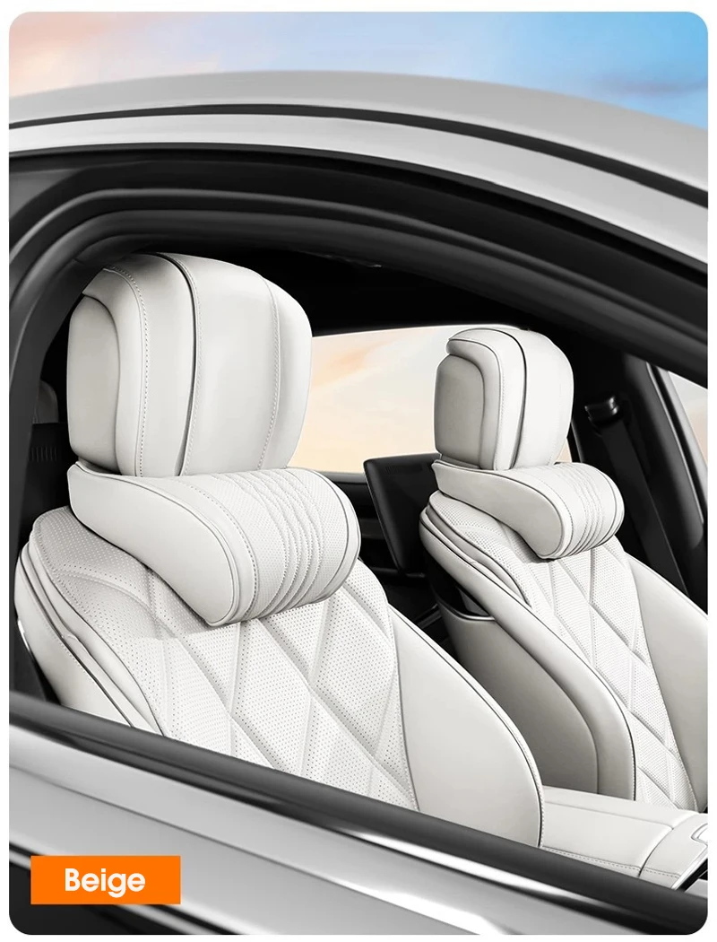 TazerApex Auto-Kopfstütze Universelles Reisekissen 3D Nackenkissen Nackenschutz Weiches Flauschiges Komfortables Nackenkissen Auto-Zubehör – Detail 13