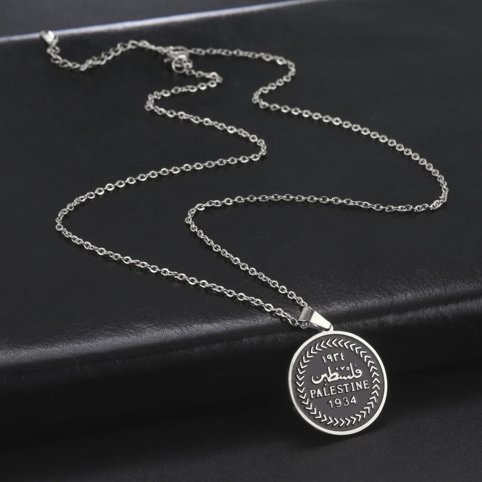 Cazador Vintage Palestine Women's Necklace Men Pendant Choker Necklace Mother Gift Stainless Steel Jewelry 2025 Wholesale view 5