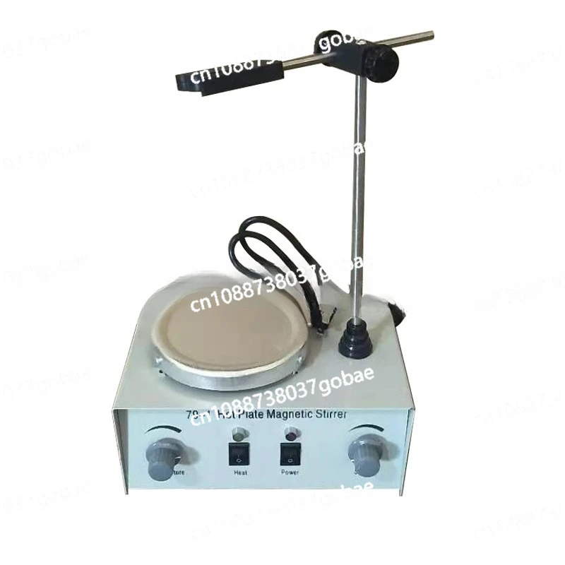 

79-1 Лабораторная магнитная мешалка с регулировкой нагрева и температуры — гладкая и бесшумная.