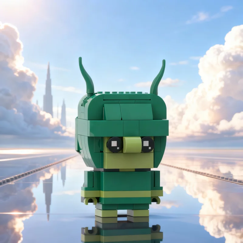 125 pièces MOC Brickheadz The Great Gazoo Flintstonesss, blocs de construction, jouets d'architecture, idée cadeau de Noël, éducation artistique