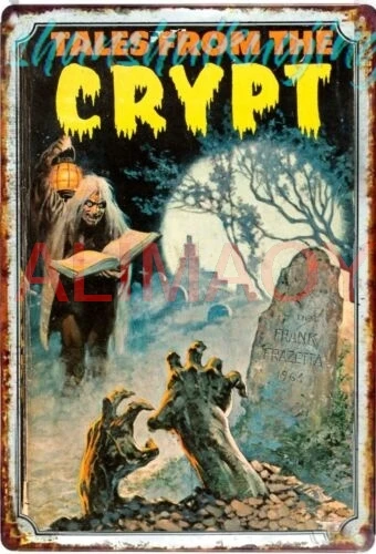Tales From The Crypt Comic Book Cover 1930s  Metal Tin Sign up to 12 x 18 sign