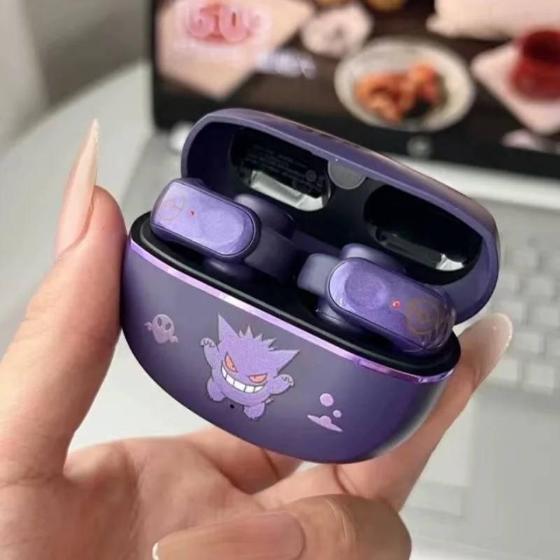 

Оригинальные беспроводные Bluetooth-наушники Gengar в стиле аниме, игровые стереонаушники с клипсой на ухо, спортивные наушники с высокой выносливостью, модные подарки