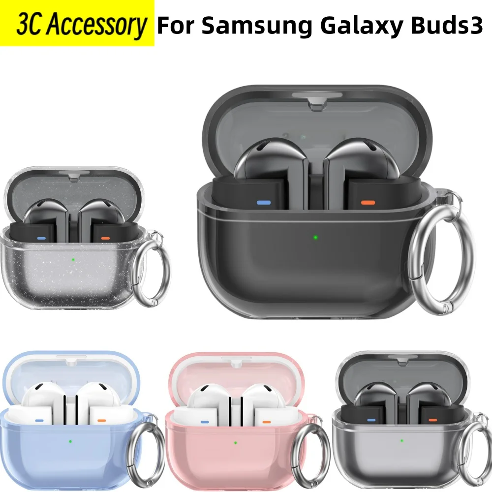 Coque de protection transparente et souple en TPU pour Samsung Galaxy Buds 3Pro/3(2024), nouveauté