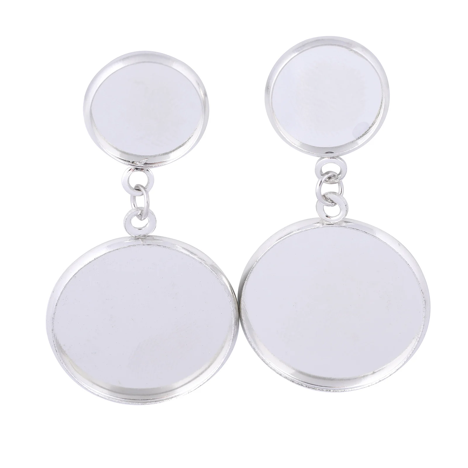 Onwear 10 sztuk 12mm 20mm cabochon kolczyk stud baza blanks diy cameo w pełnej oprawie na kolczyki tworzenia biżuterii