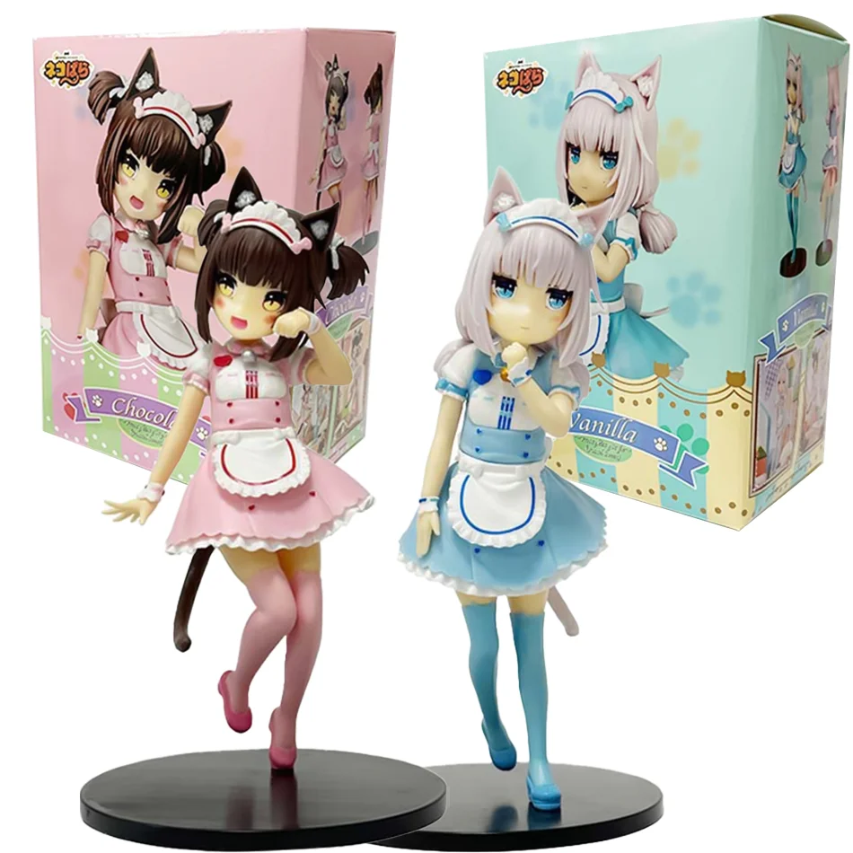 新しい 18 センチメートルチョコラフィギュアネコぱらアニメかわいいボディ交換可能アニメーションモデルおもちゃギフトコレクション装​​飾装飾品 PVC