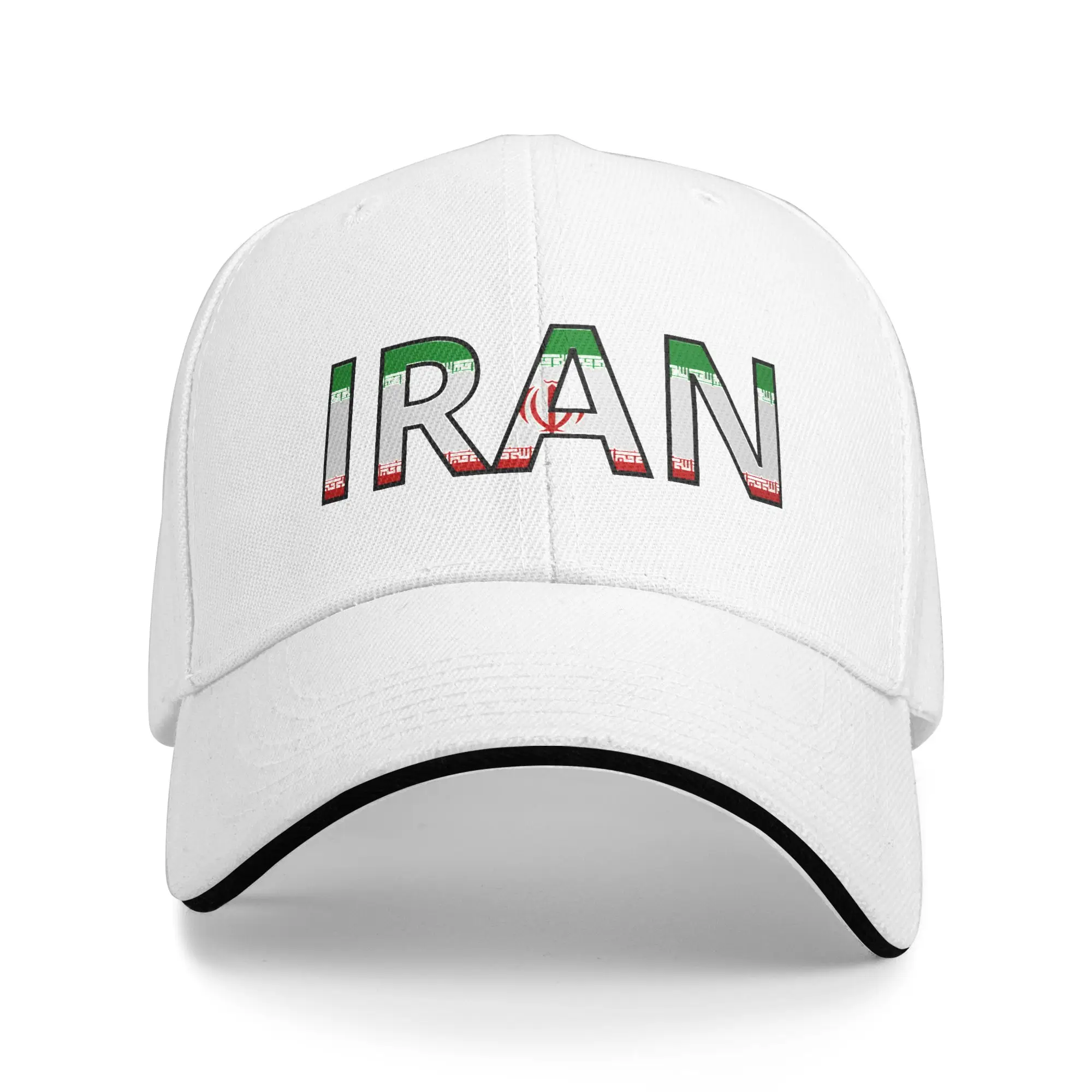 Drapeau Iran Sun Baseball Cap  Summer y2k Cool Hip Hop Hats For Men Adult Hiking Fishing Baseball Caps