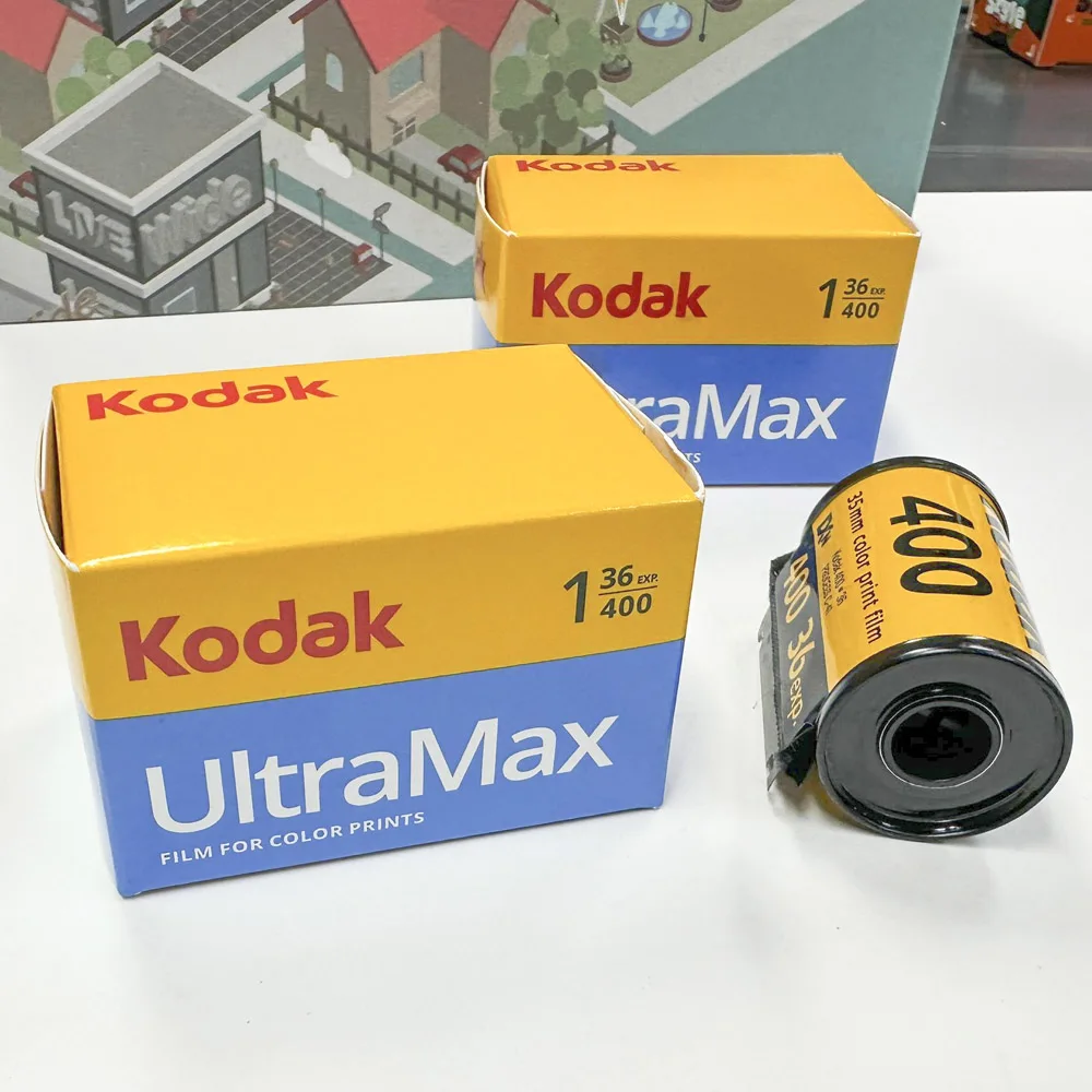 Película de Color para Impresión 135-36 de 35 mm, 36 Exposiciones, Kodak UltraMax 400, Rollo de 1/2/3/5/10, Papel Fotográfico Kodak para Cámaras M35/M38/H35