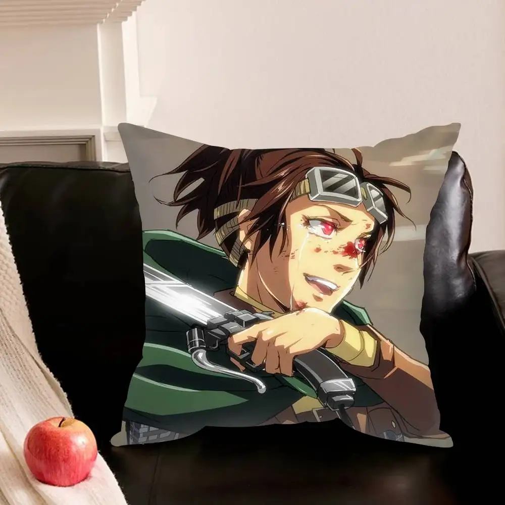 A-Attack on Titan H-Hange Zoe-S  Pillowcase for Sofa Room Office Decor Printing Protector Cushion Cover Valentine gift Custom