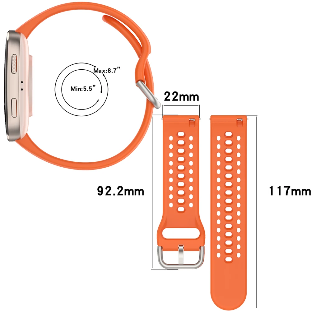 Band & Case For Huami Amazfit Bip 6 (A2435) Smartwatch Silicone Bracelet Strap Frame Protective Cases Watchband Accessories