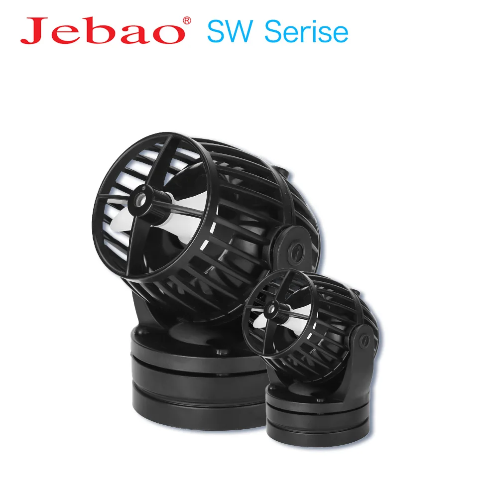 

Jebao Jecod SW Series Wave Pump 2/4/8/15 Wireless Sync Super Magnetic 360° Flow for Coral Reef Fish Tank Freshwater and Marine