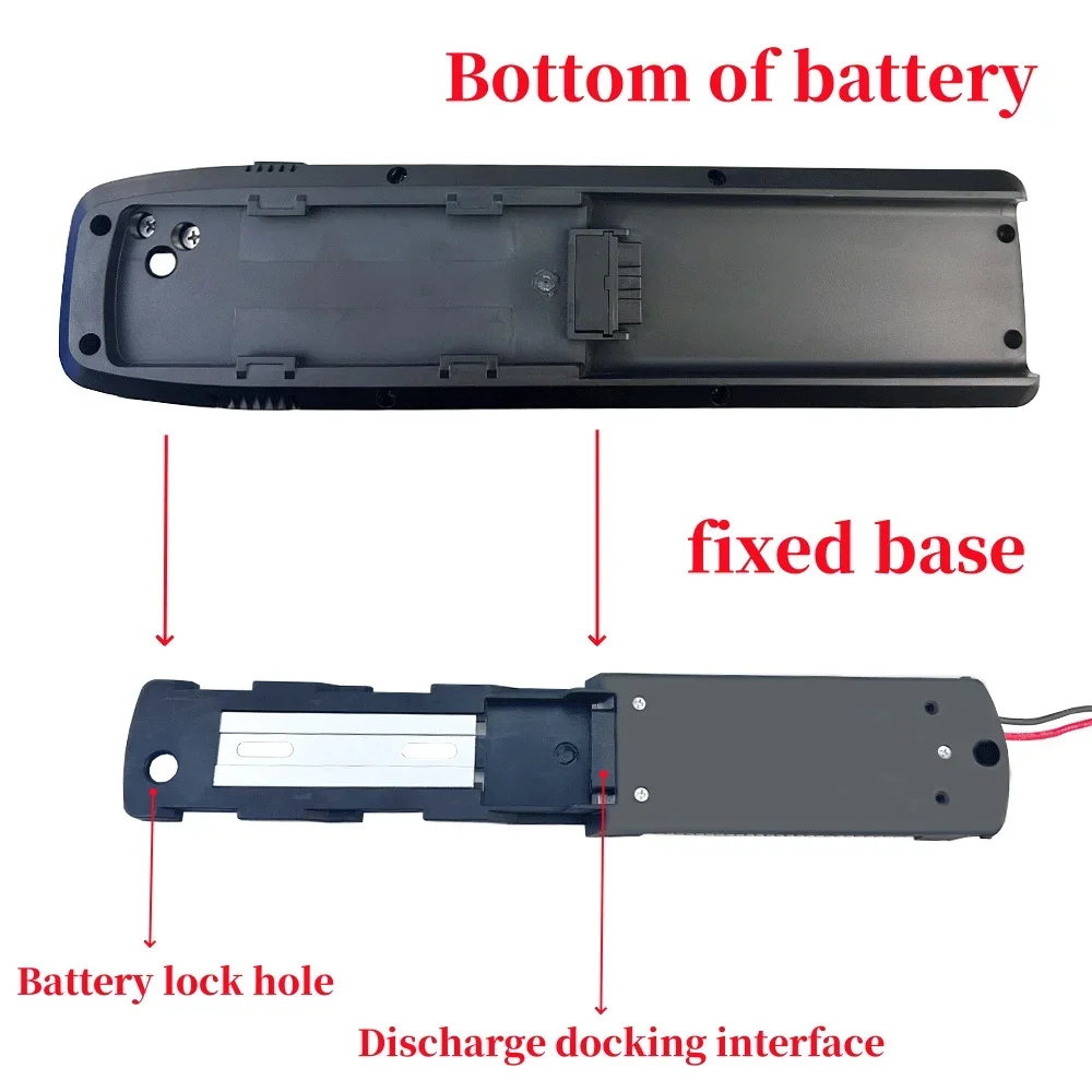 For Hailong 36V 40/50/60Ah Battery for 250W~1500W Motorcycle/bicycle Waterproof LithiumBattery + Charger