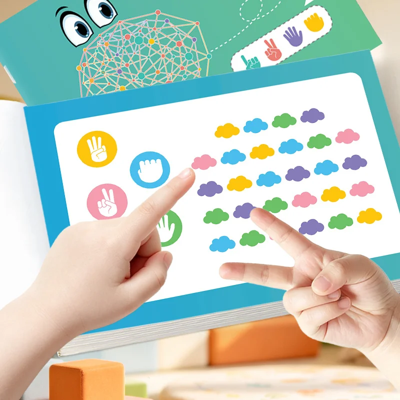 Hand Eye Coordination Brain Activity Exercise Book, Brain Development Activity Exercise 32 High-definition Pages
