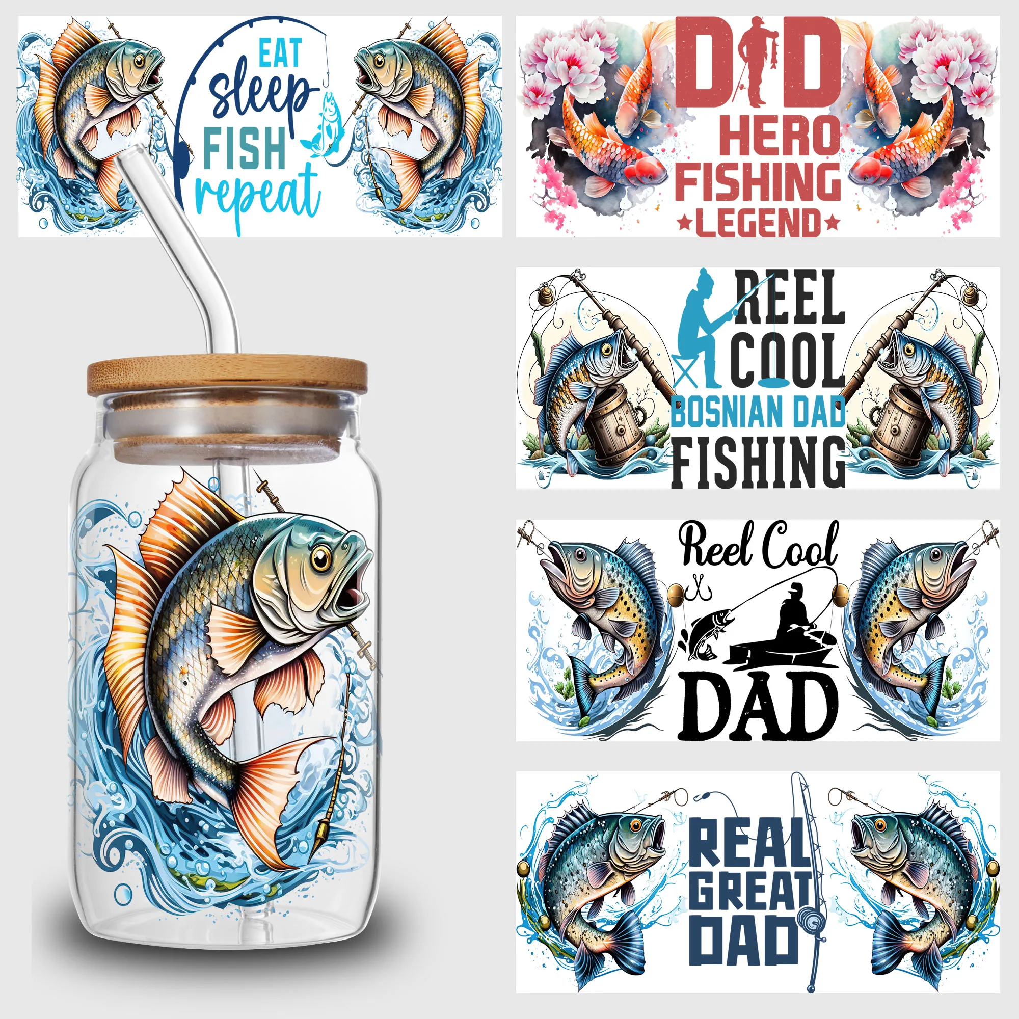 5 Sheets Fishing Da… - image